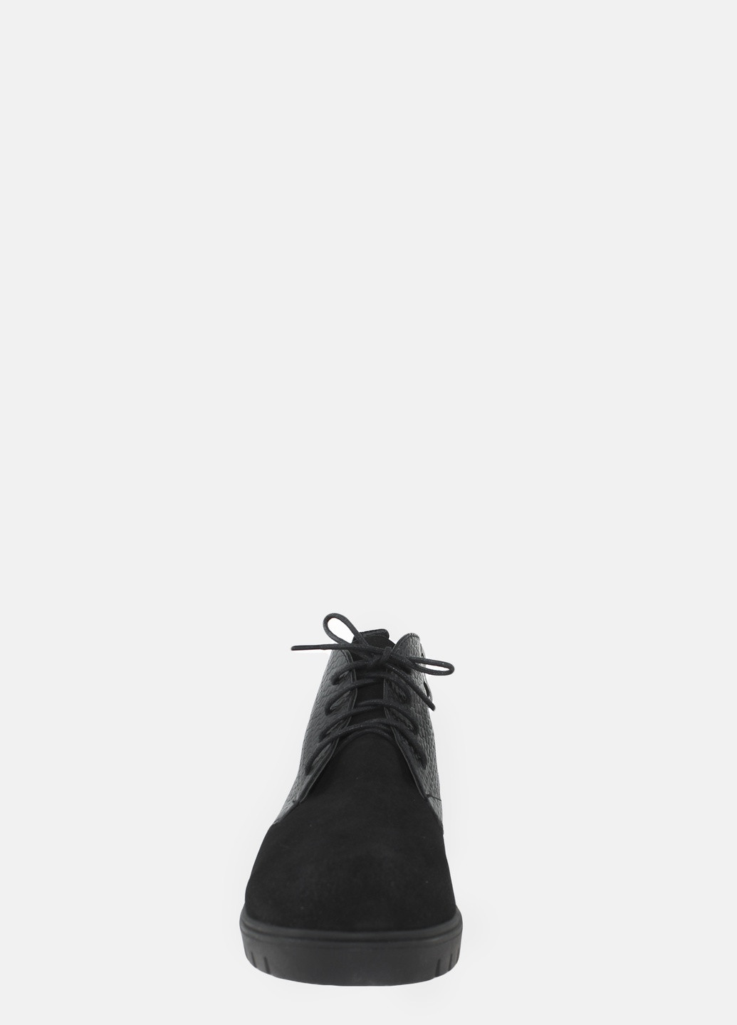 Осенние ботинки rs3628 черный SAXO из натуральной замши