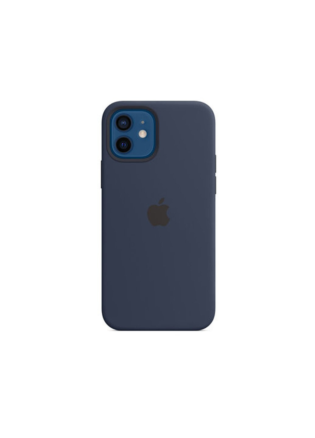 Чехол силиконовый soft-touch Apple Silicone case для iPhone 12/12 Pro синий Deep Navy A quality Apple (219295122)