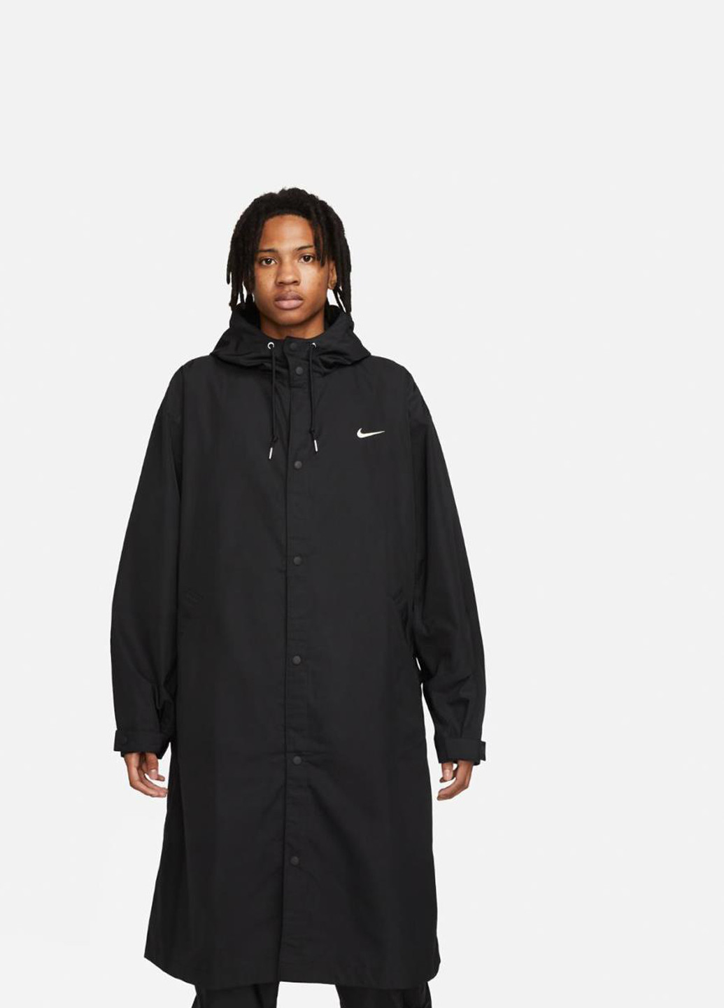 Чорна демісезонна куртка fd2869-010 Nike M SWOOSH WVN PARKA