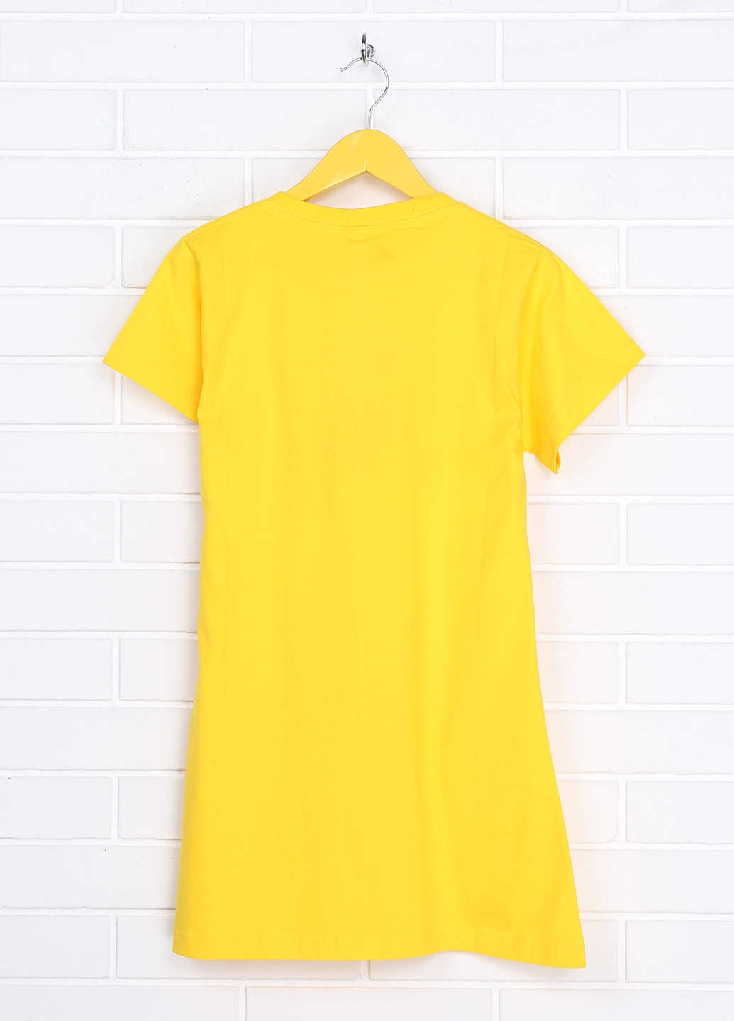 Желтая летняя футболка с коротким рукавом Hot Basic