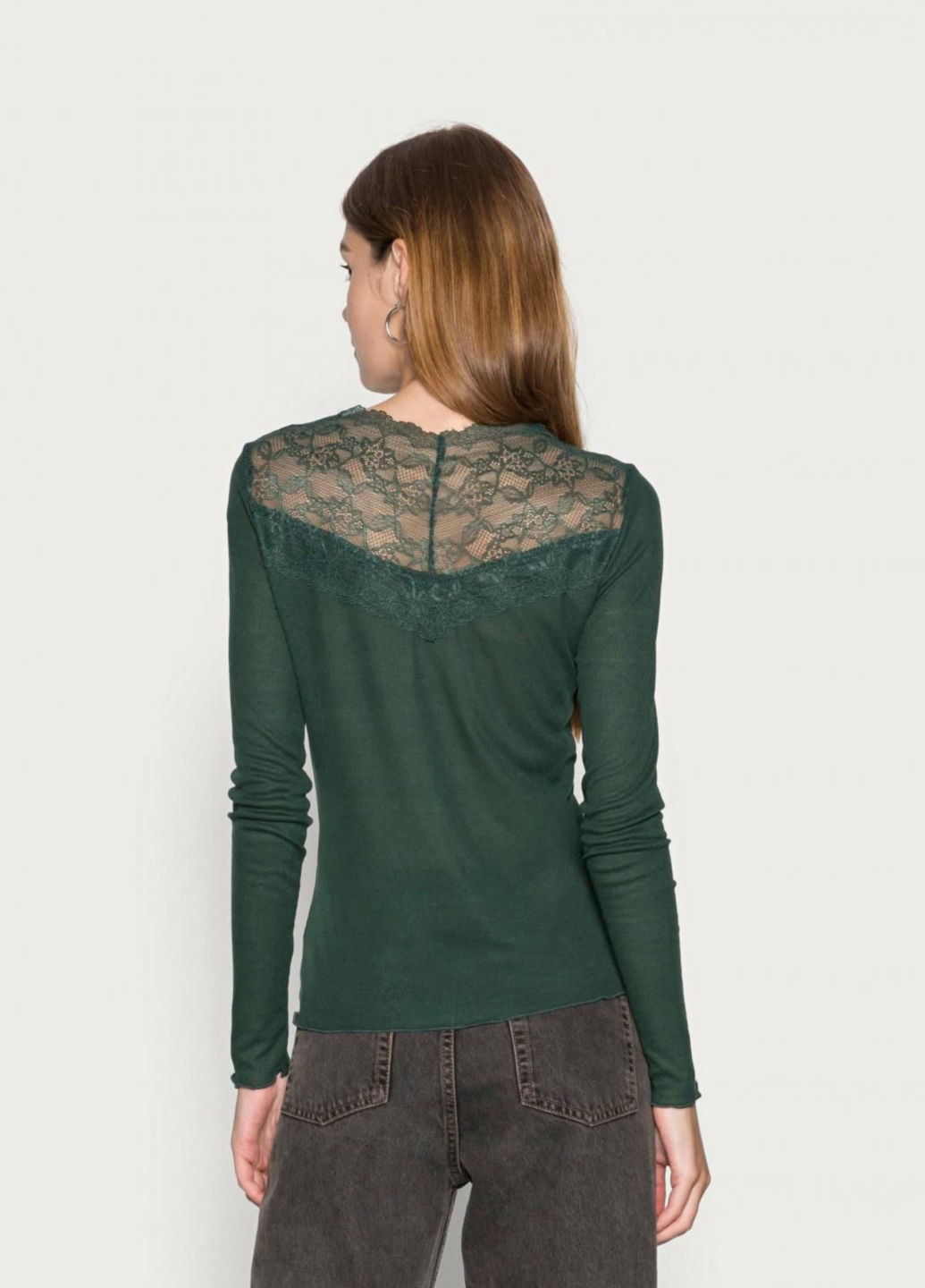 Темно-зелена демісезонна блуза Vero Moda