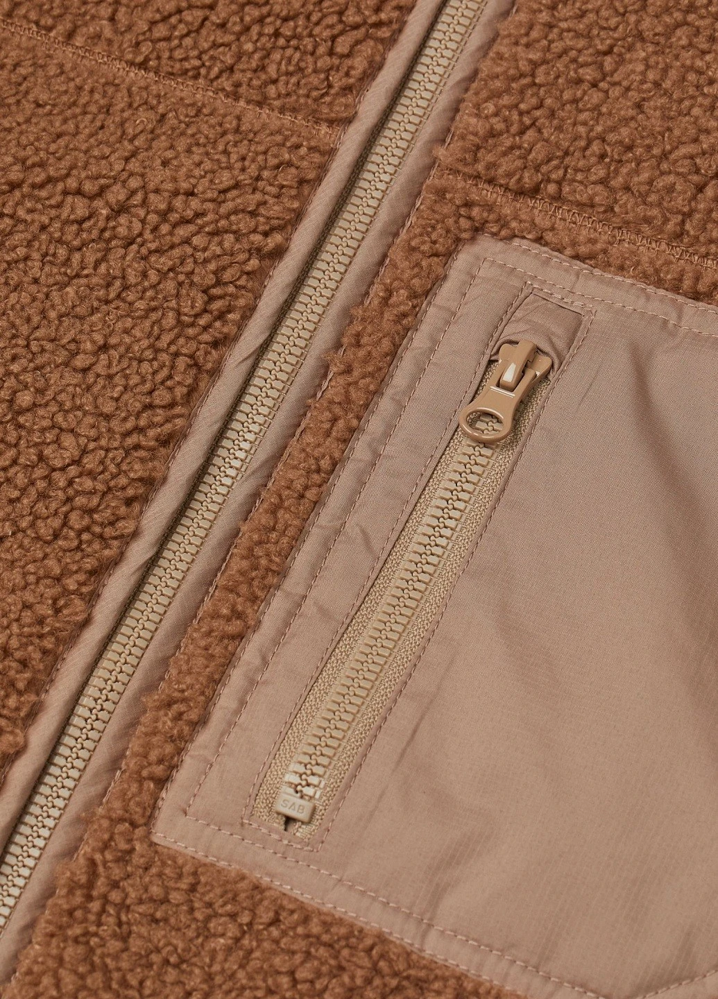 Коричневая зимняя куртка H&M