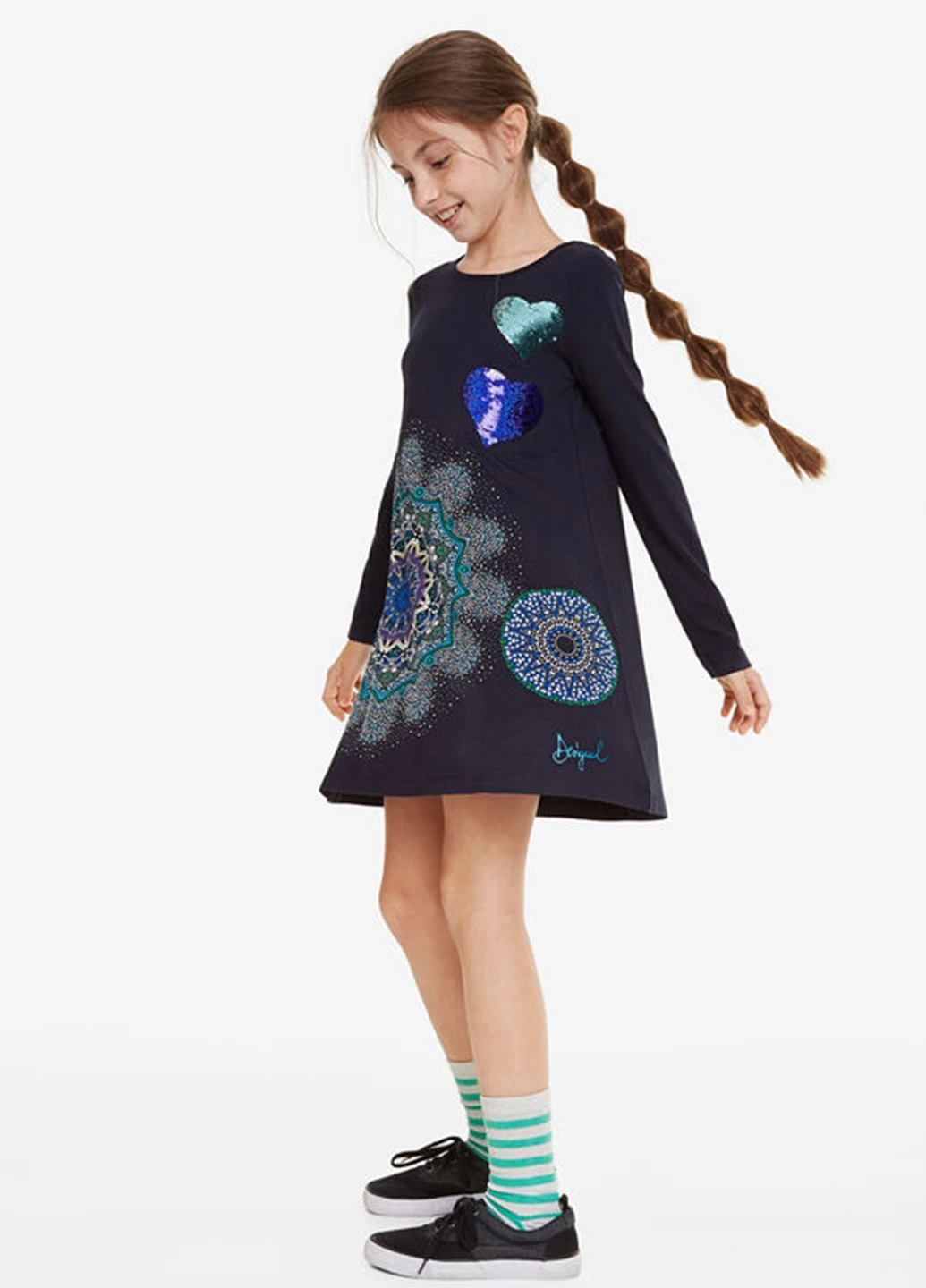 Комбінована сукня Desigual (177431703)