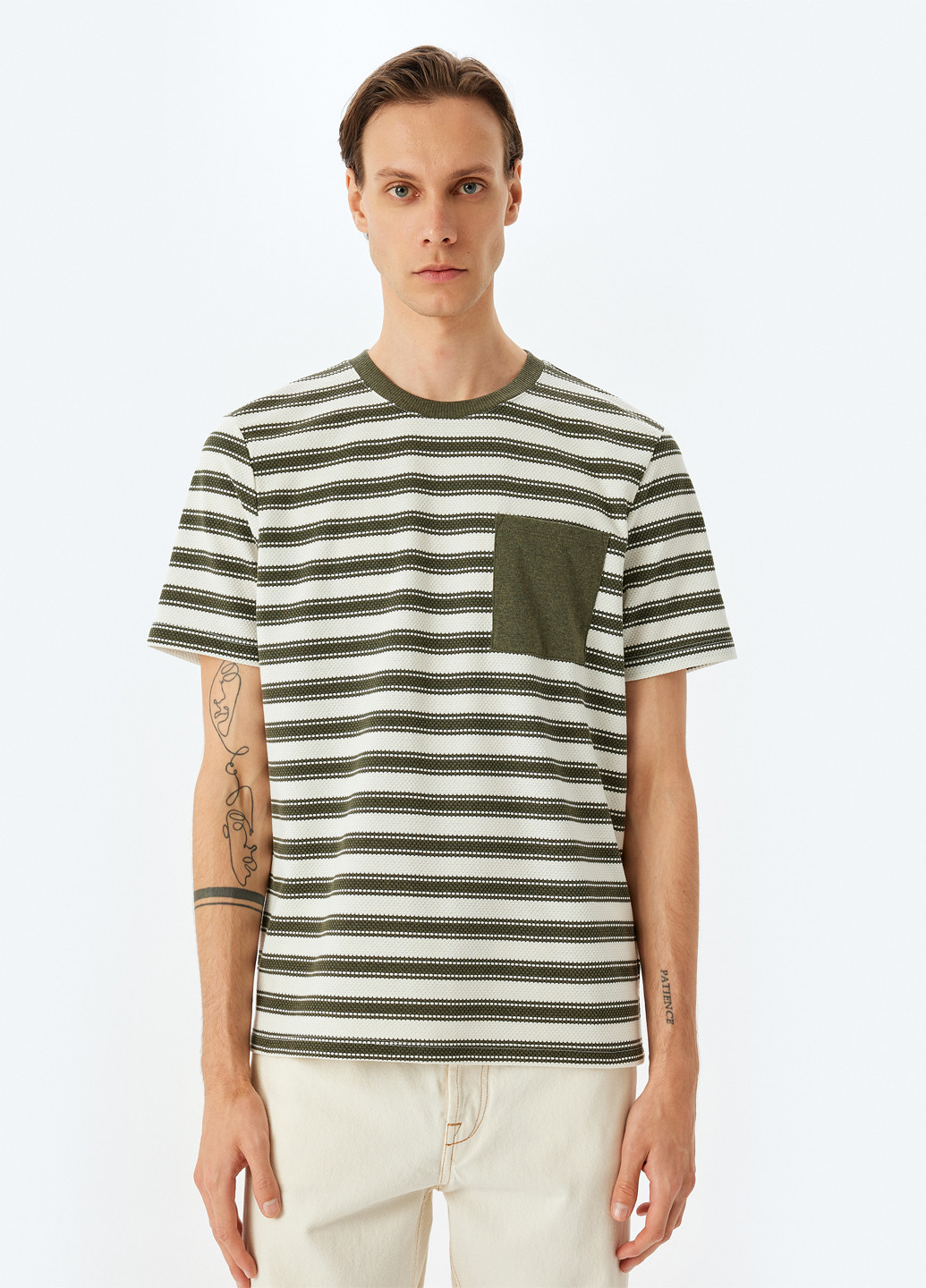 Комбинированная футболка KOTON