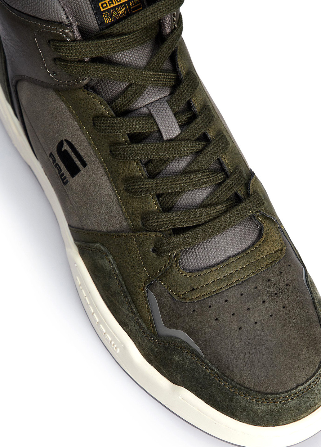 Оливковые (хаки) демисезонные кроссовки G-Star Raw