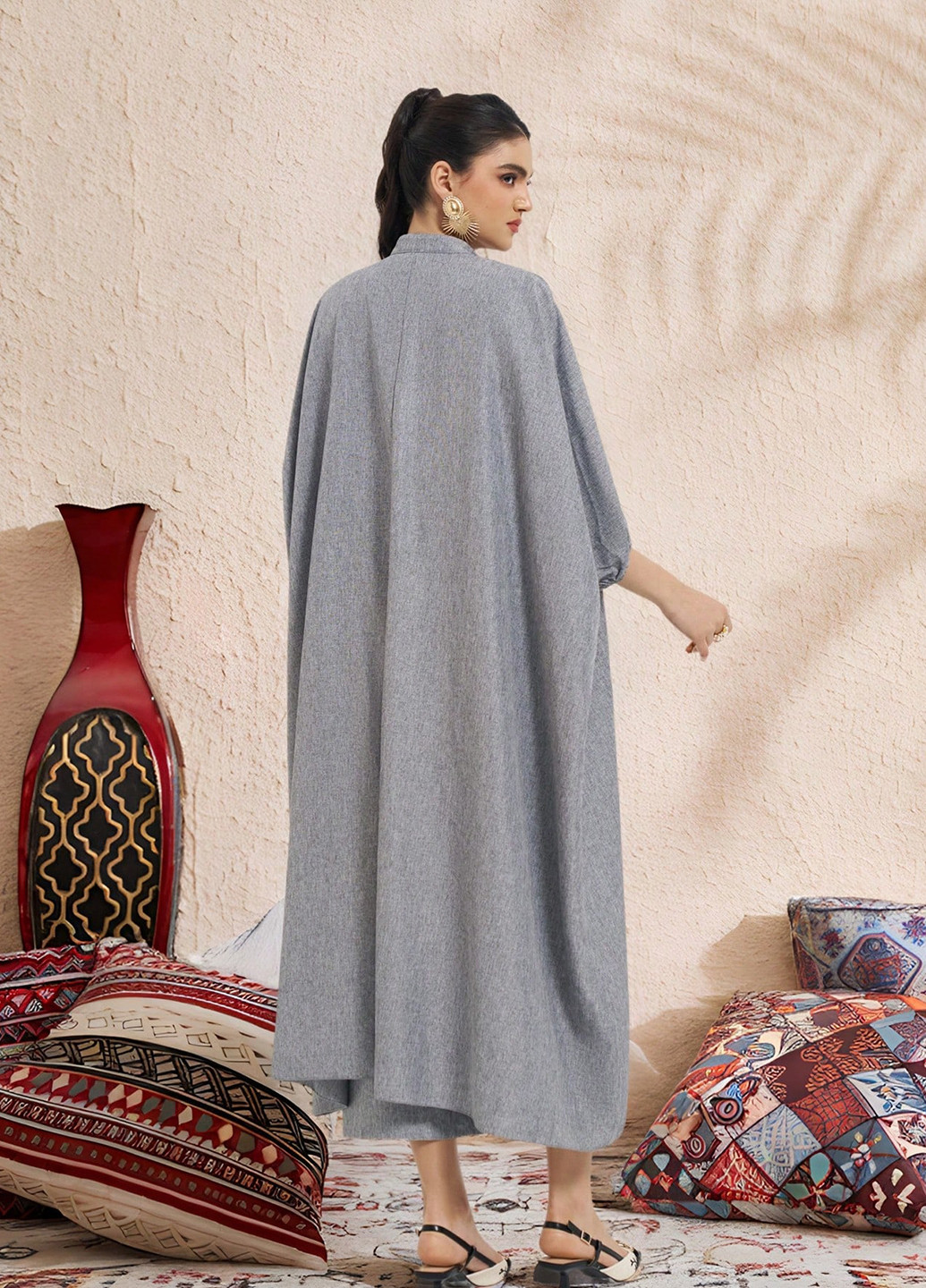 Костюм (накиидка, брюки) SHEIN (366092519)