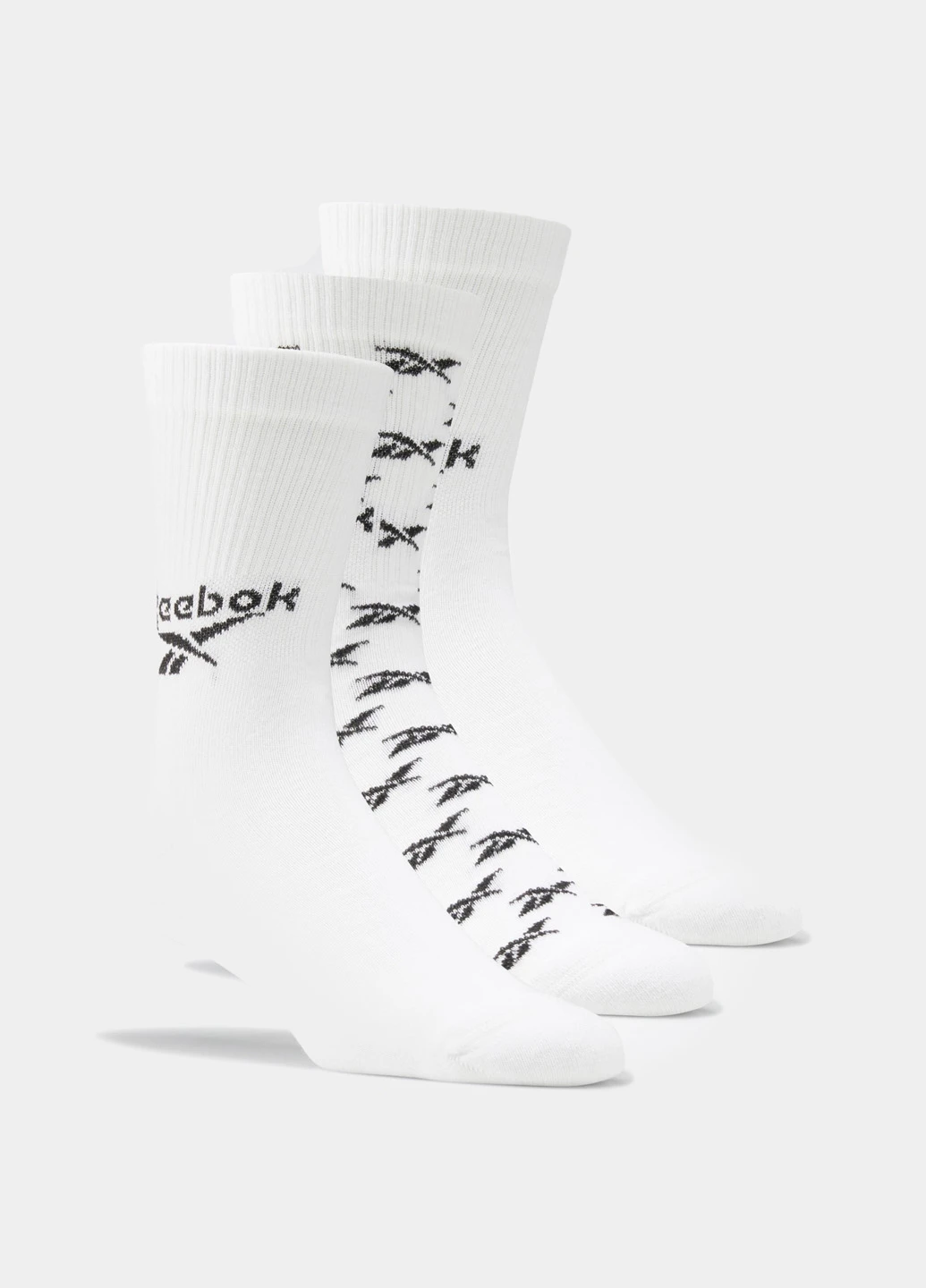 Белые носки (3 пары) Reebok логотипы (329047352)