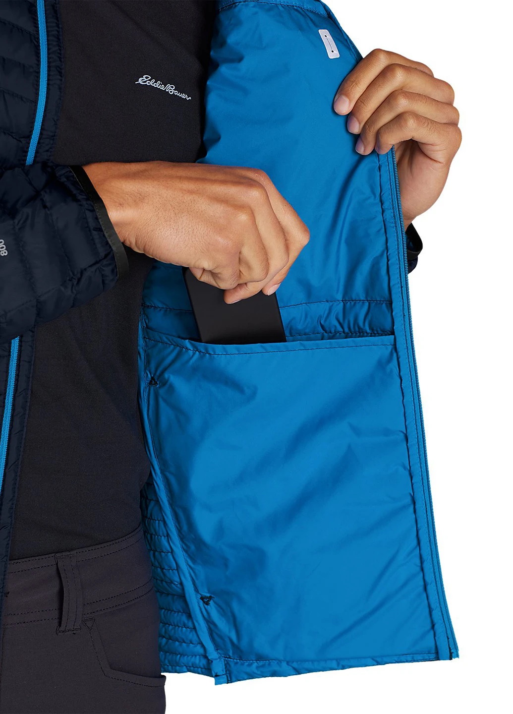 Синя зимня куртка Eddie Bauer