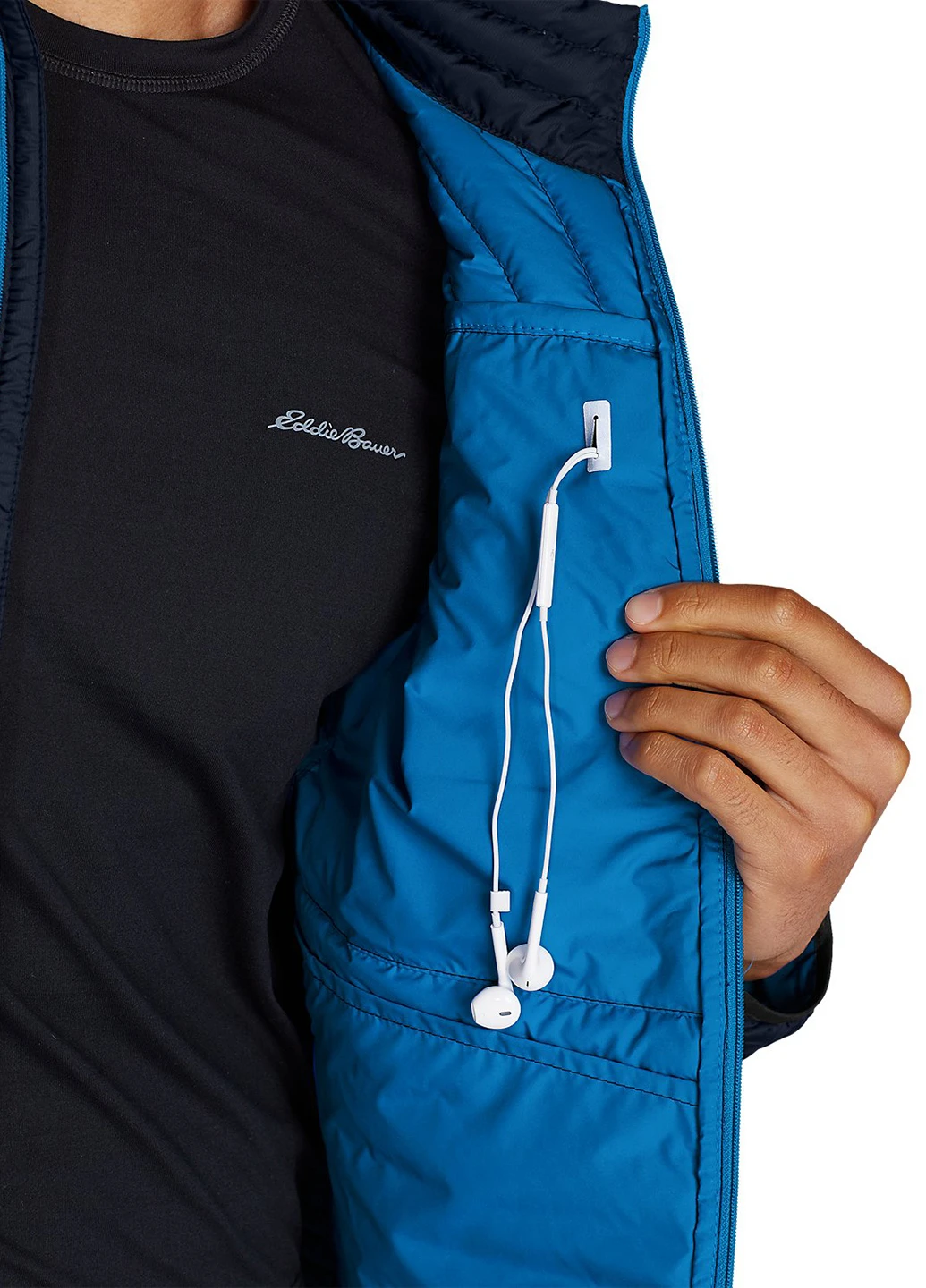 Синя зимня куртка Eddie Bauer