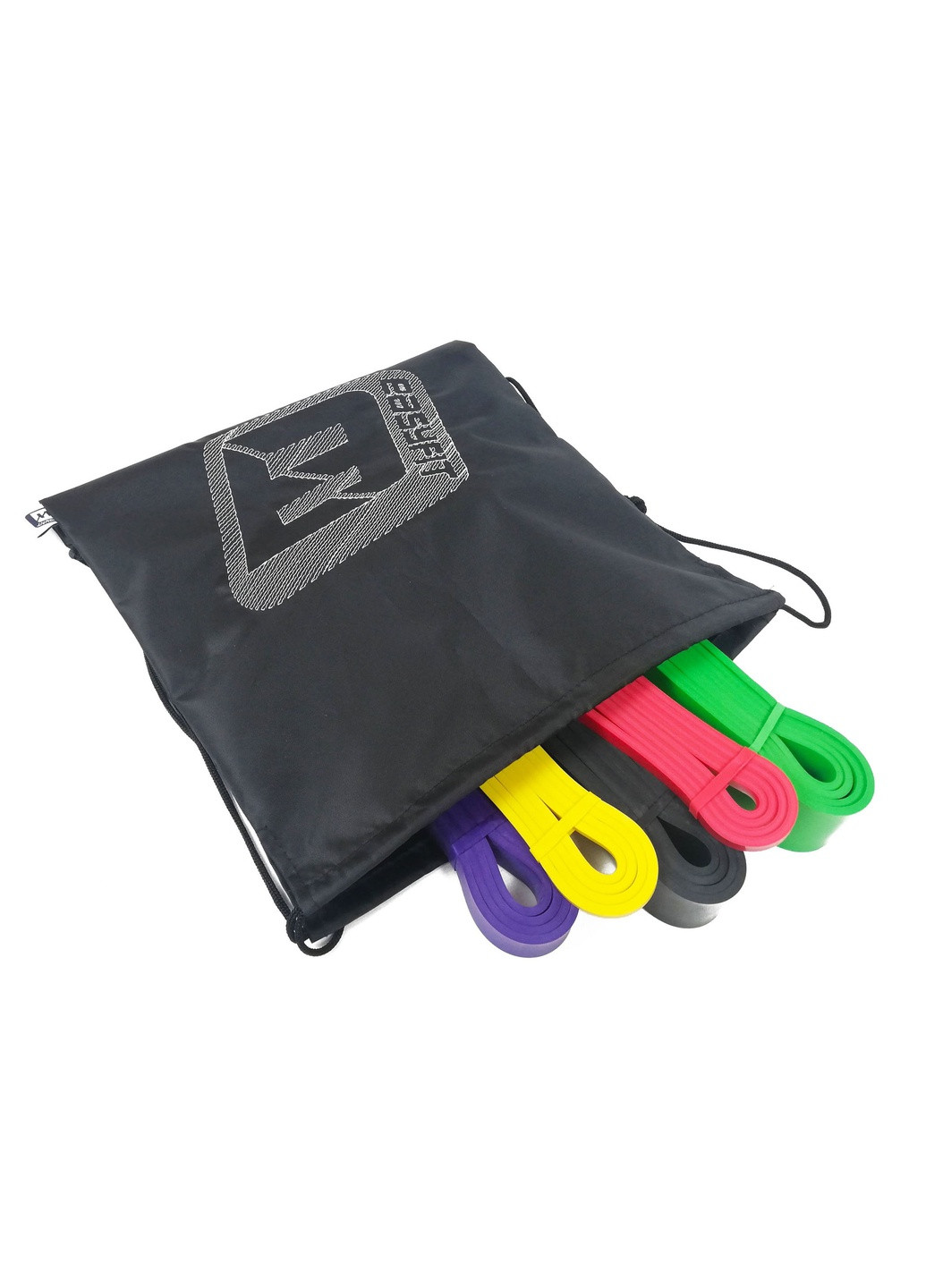 Резиновые петли 1-65 кг (набор из 5 шт для фитнеса, подтягиваний, резина тренировочная для турника, резинка-эспандер) EasyFit (241214947)