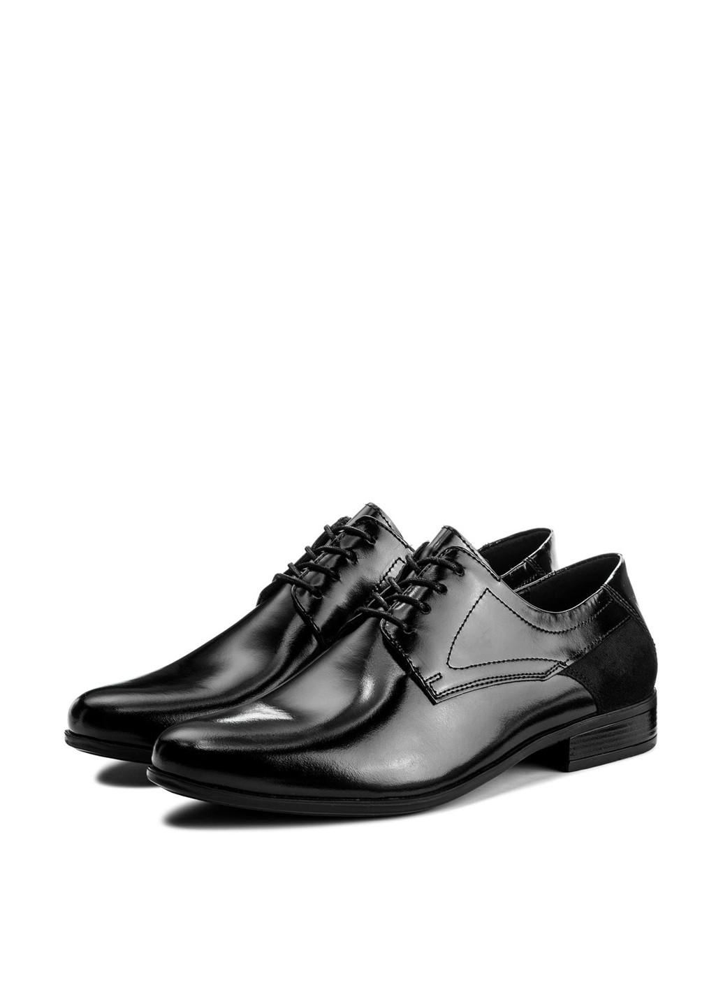 Черные кэжуал напівчеревики lasocki for men mi08-c346-384-03 Lasocki for men на шнурках