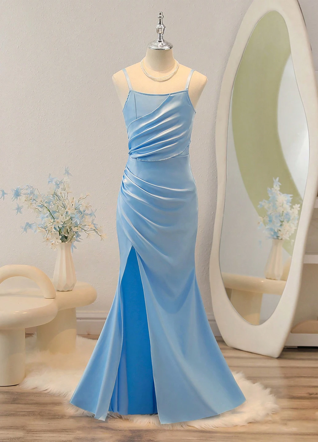 Голубое платье SHEIN (338186743)