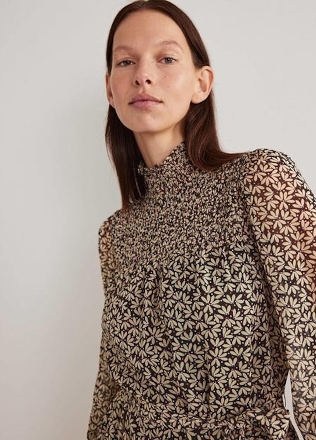 Комбинированное кэжуал платье а-силуэт Boden колор блок