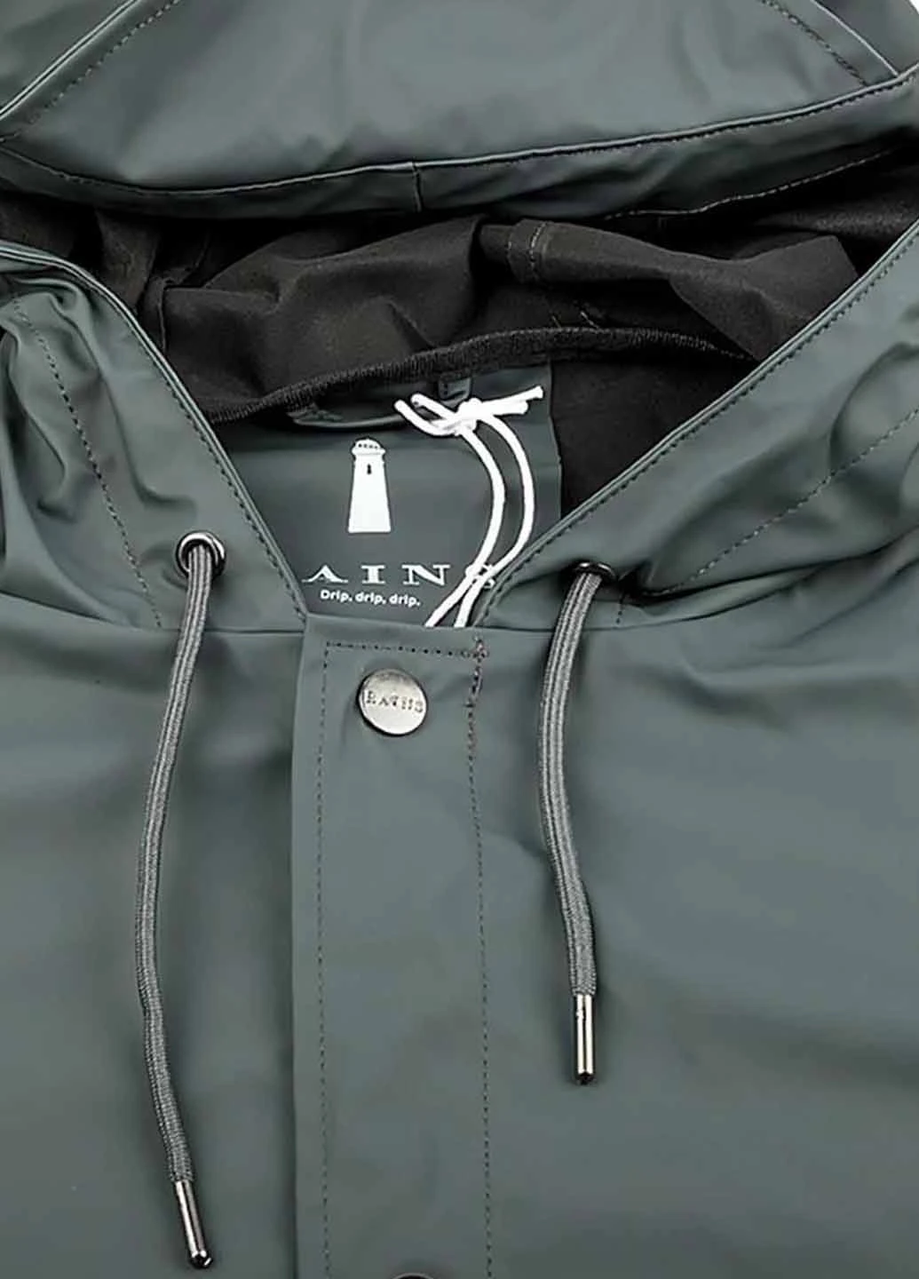 Куртка 1826-SLATE Rains Jackets Black (368082463)