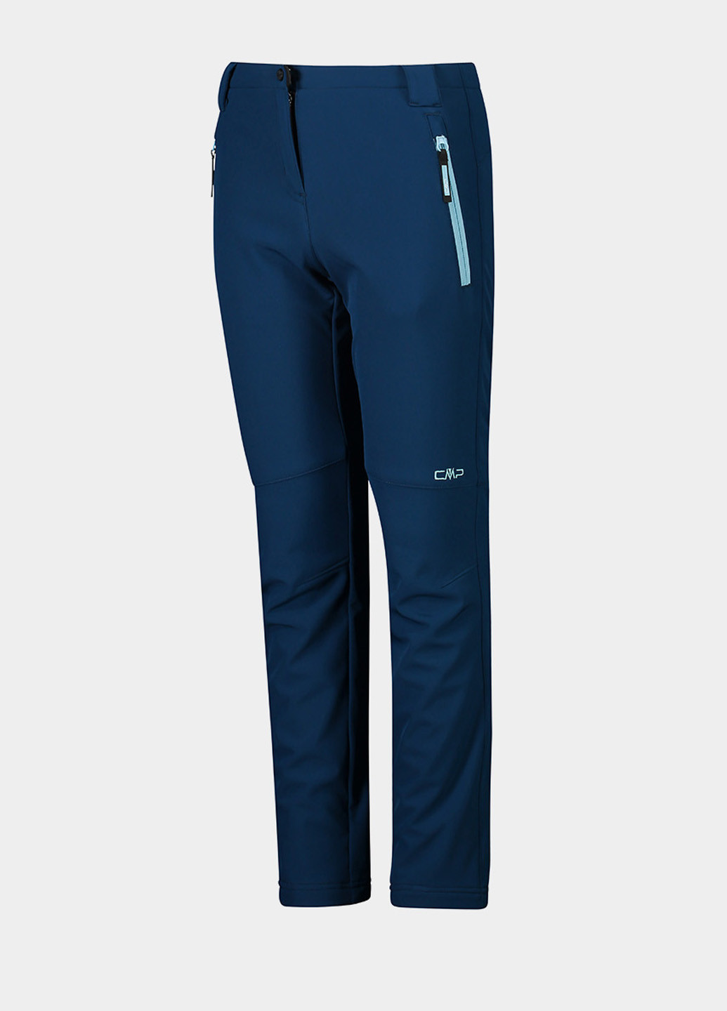 Темно-синие спортивные демисезонные зауженные брюки CMP