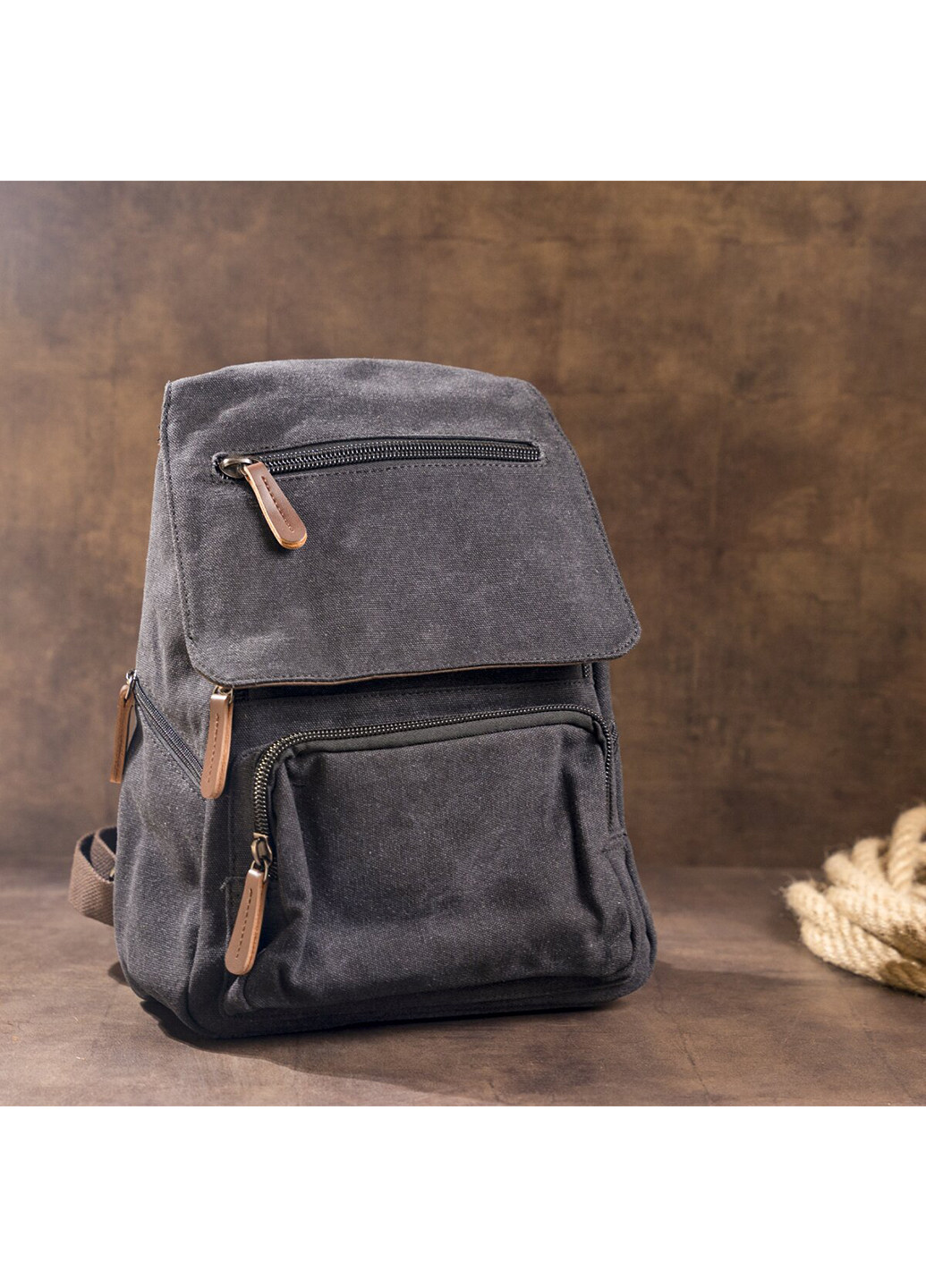 Жіночий текстильний рюкзак 34х25х9,5 см Vintage (232988389)