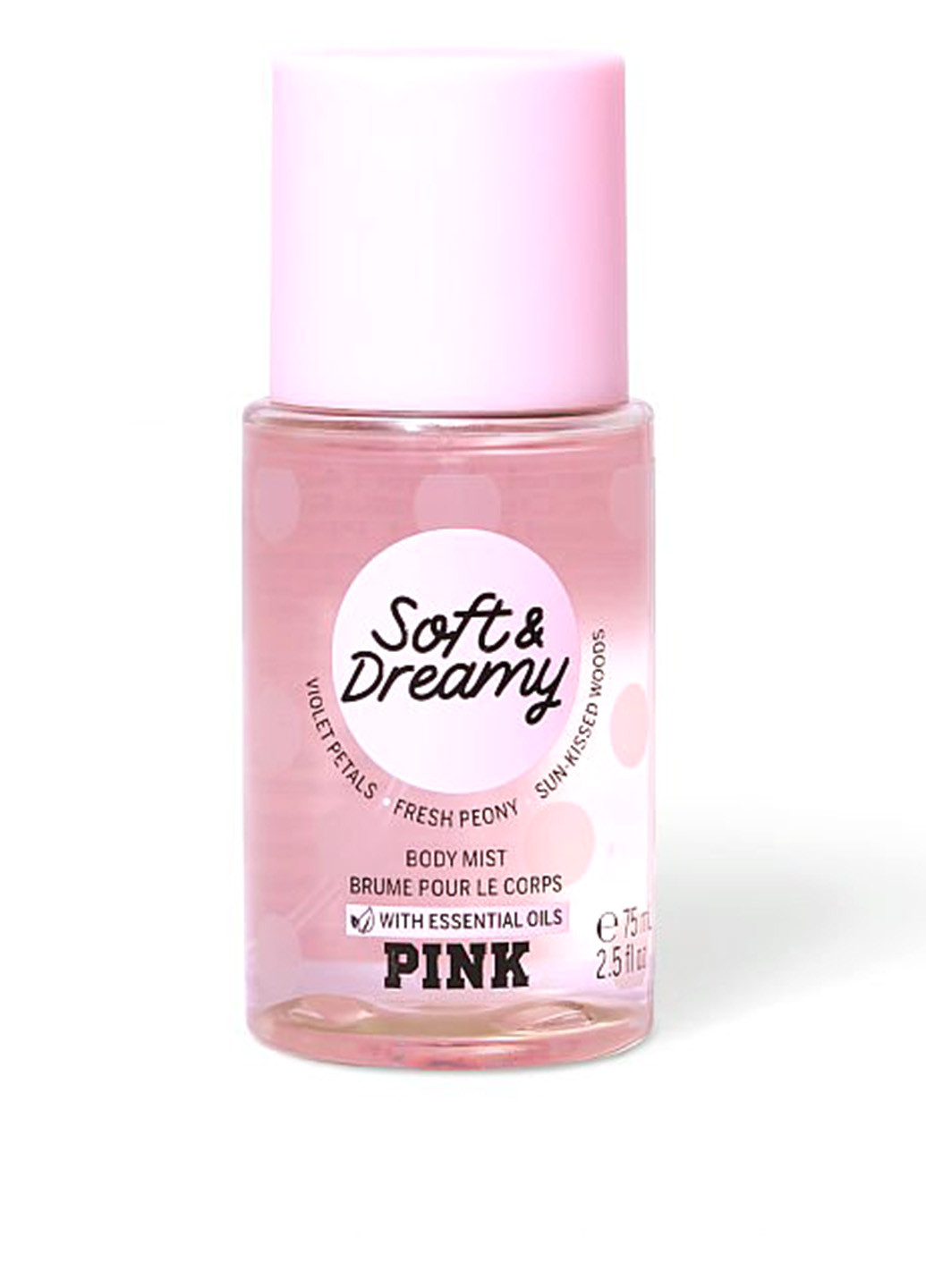 Мист Secret Pink Soft & Dreamy, 75 мл Victoria's Secret (256918040)