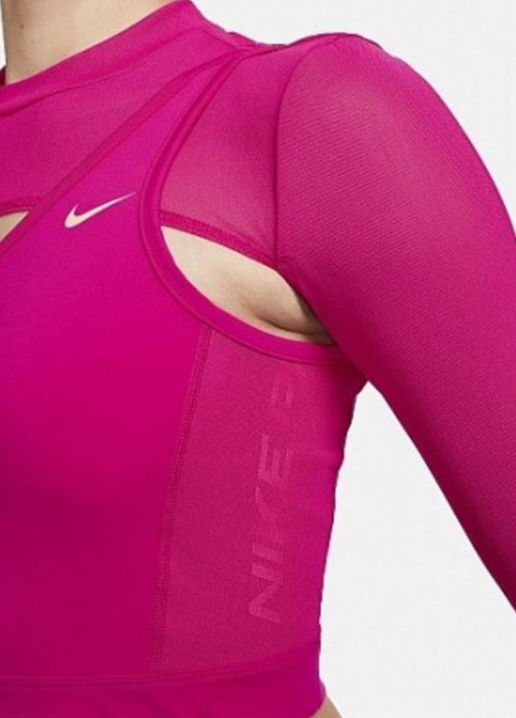 Топ FB5683-615 Nike Pro Long-Sleeve Cropped Top (318417464)