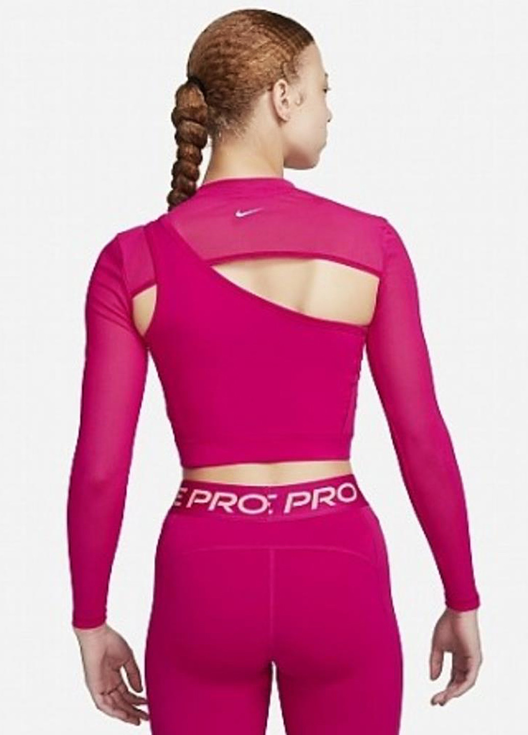 Топ FB5683-615 Nike Pro Long-Sleeve Cropped Top (318417464)