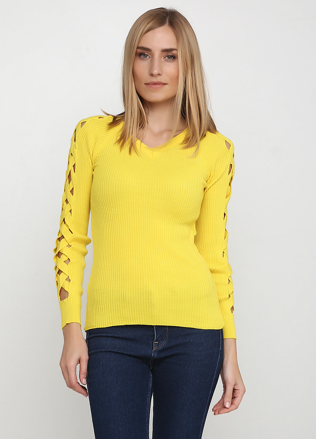 Жовтий демісезонний пуловер пуловер Griffon