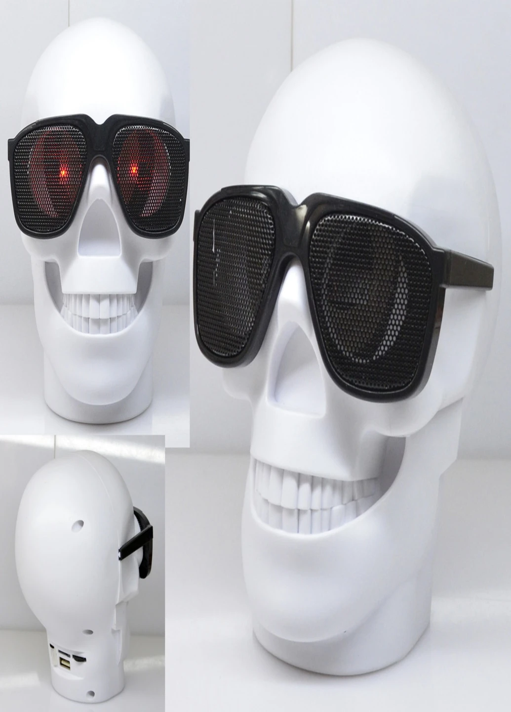 Портативная Bluetooth колонка Череп Skull White (559988) Francesco Marconi (213875573)