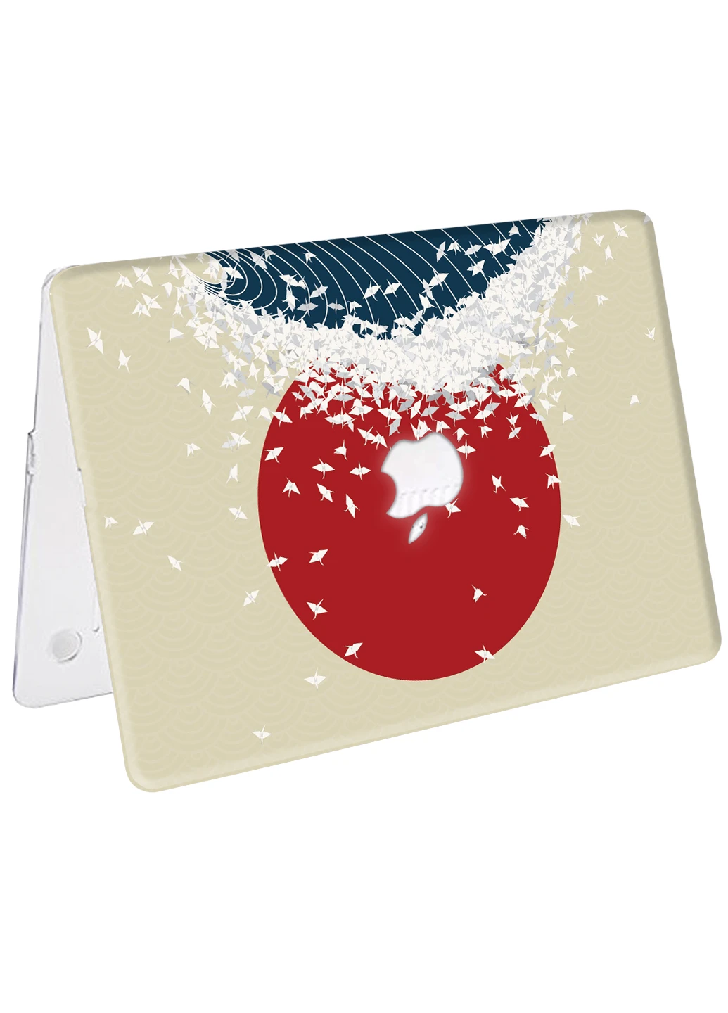 Чохол пластиковий для Apple MacBook Air 13 A1466 / A1369 Велика хвиля в Канагава Кацусіки Хокусая (6351-2434) MobiPrint (218857731)