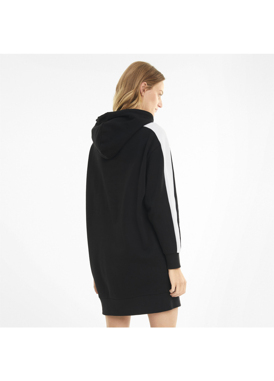 Чорна спортивна сукня iconic hooded women's dress Puma однотонна