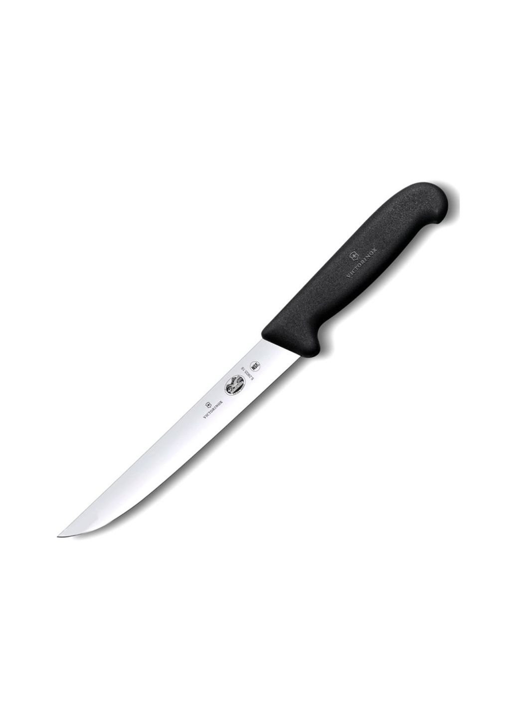 Кухонный нож Fibrox Carving 18 см Black (5.2803.18) Victorinox (254078438)