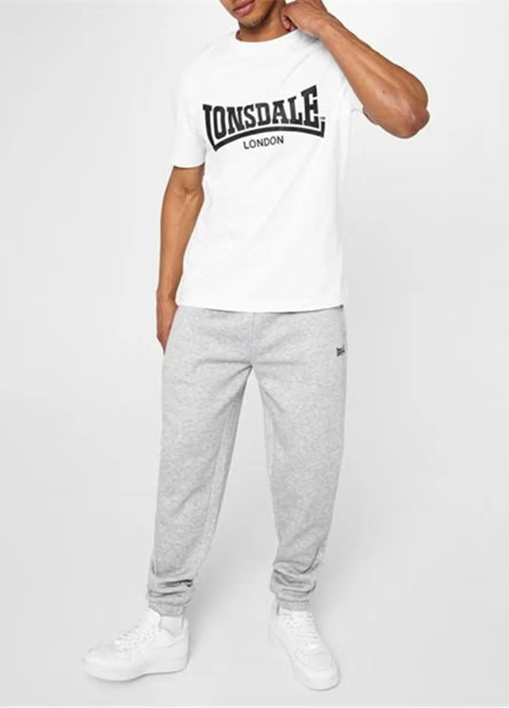 Біла футболка Lonsdale