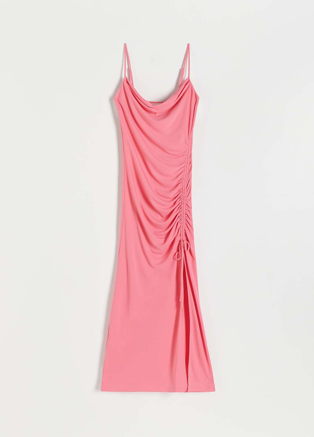 Розовое кэжуал платье Reserved однотонное