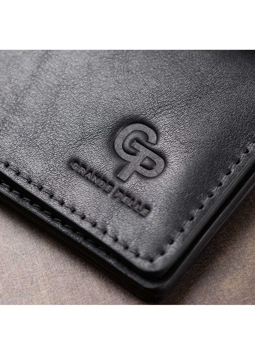 Кожаная обложка для документов 10х7,5х1 см Grande Pelle (252415356)