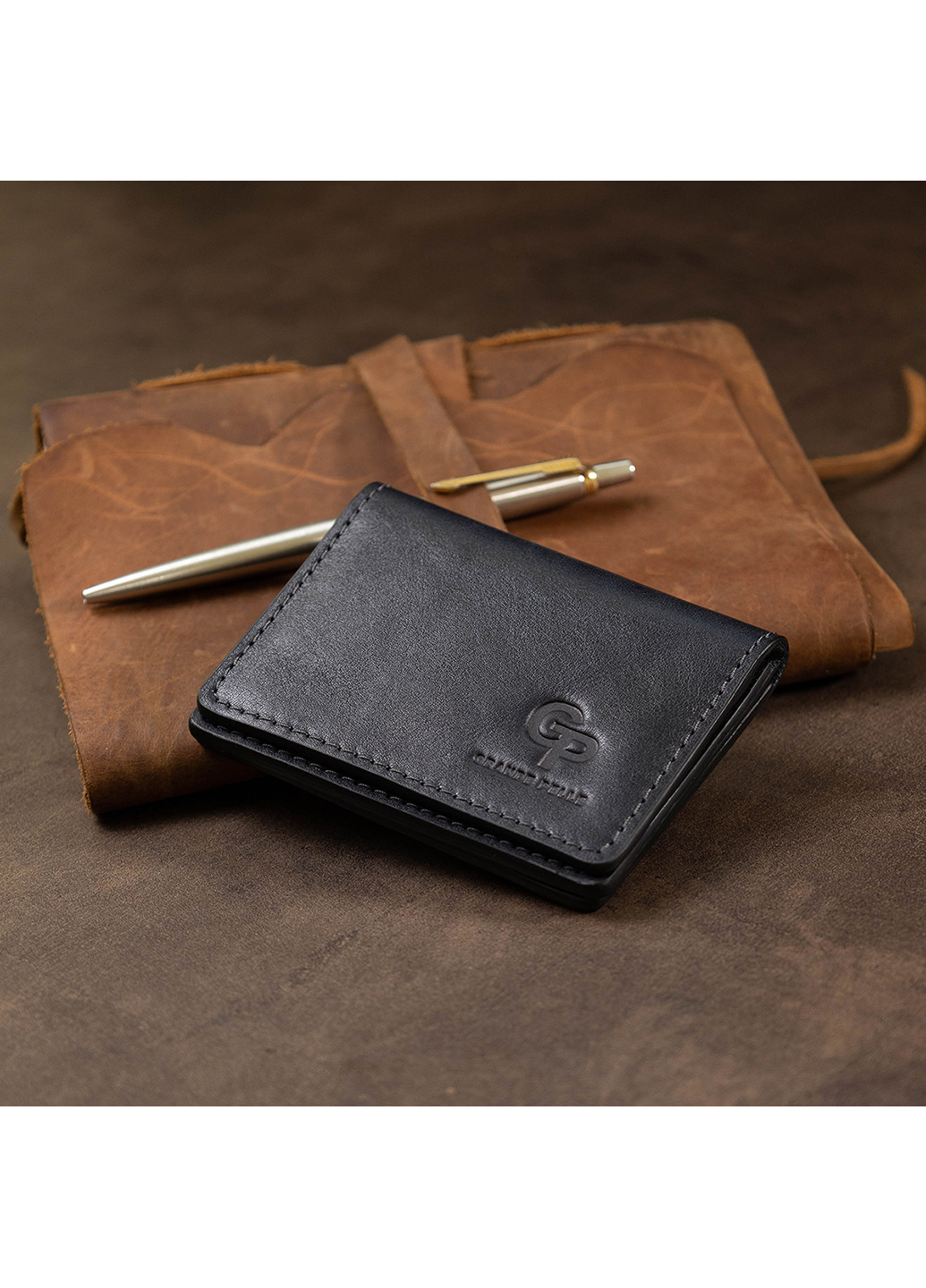 Кожаная обложка для документов 10х7,5х1 см Grande Pelle (252415356)