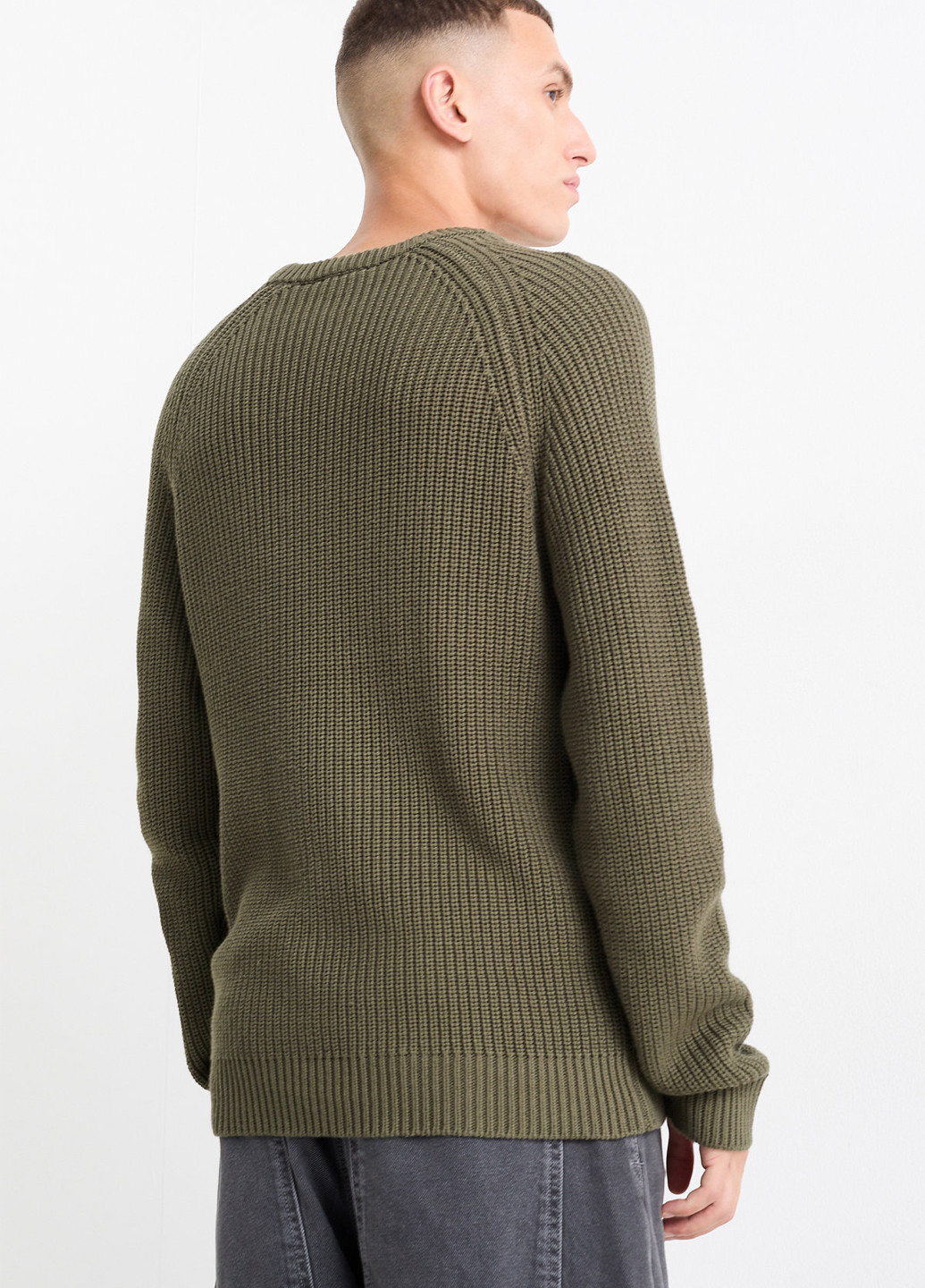 Оливковий (хакі) демісезонний джемпер джемпер C&A