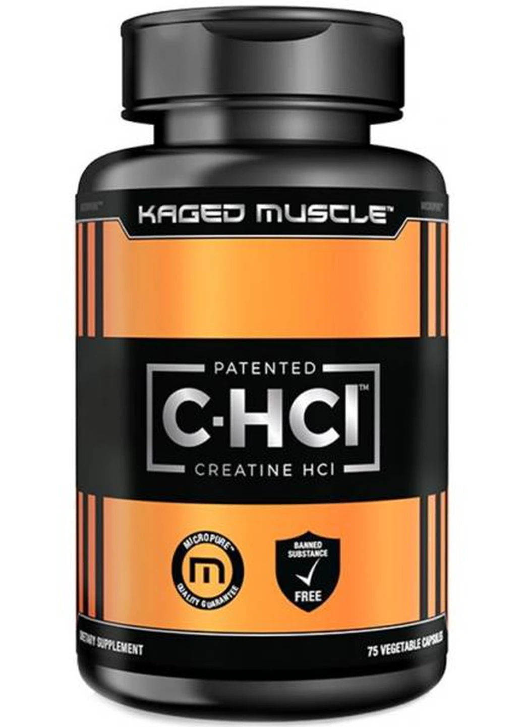 Гідрохлорид креатина Patented C-HCI 75 Vegetarian Capsules Kaged Muscle (254371731)