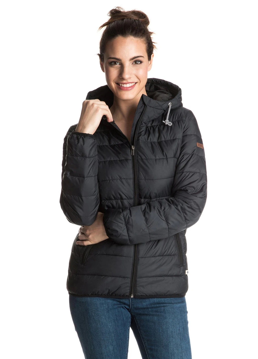 Черная демисезонная куртка Roxy
