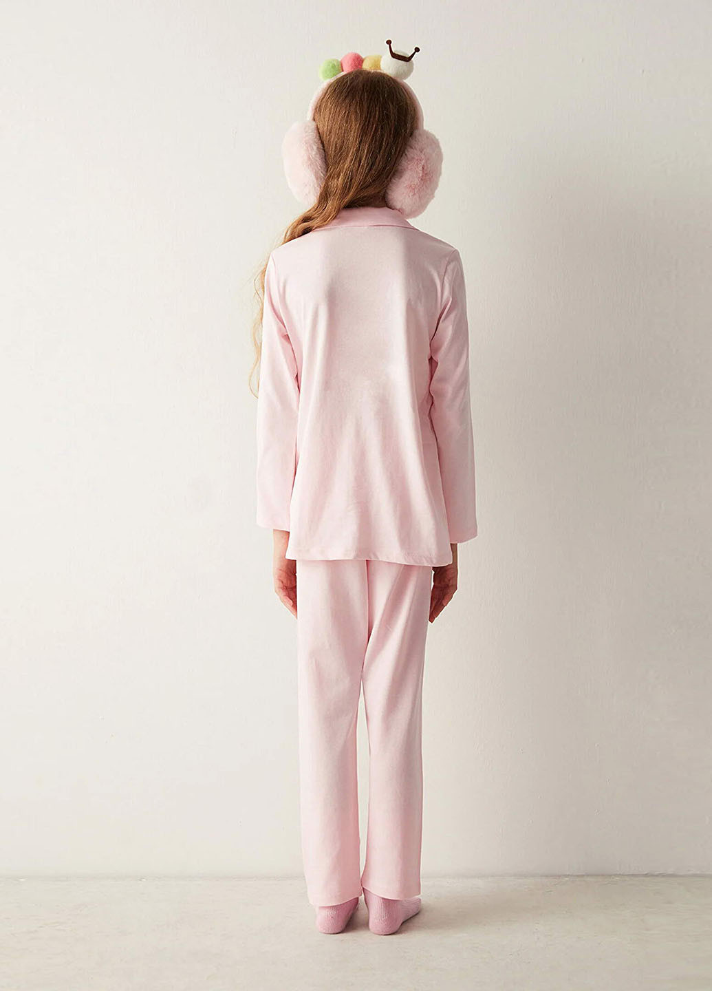 Светло-розовая всесезон пижама (рубашка, брюки) рубашка + брюки Penti
