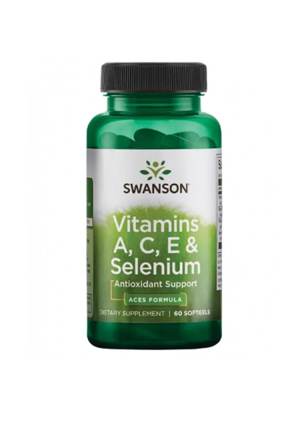 Комплекс вітамінів Vitamin A C E + Selenium 60 капсул Swanson (255410436)