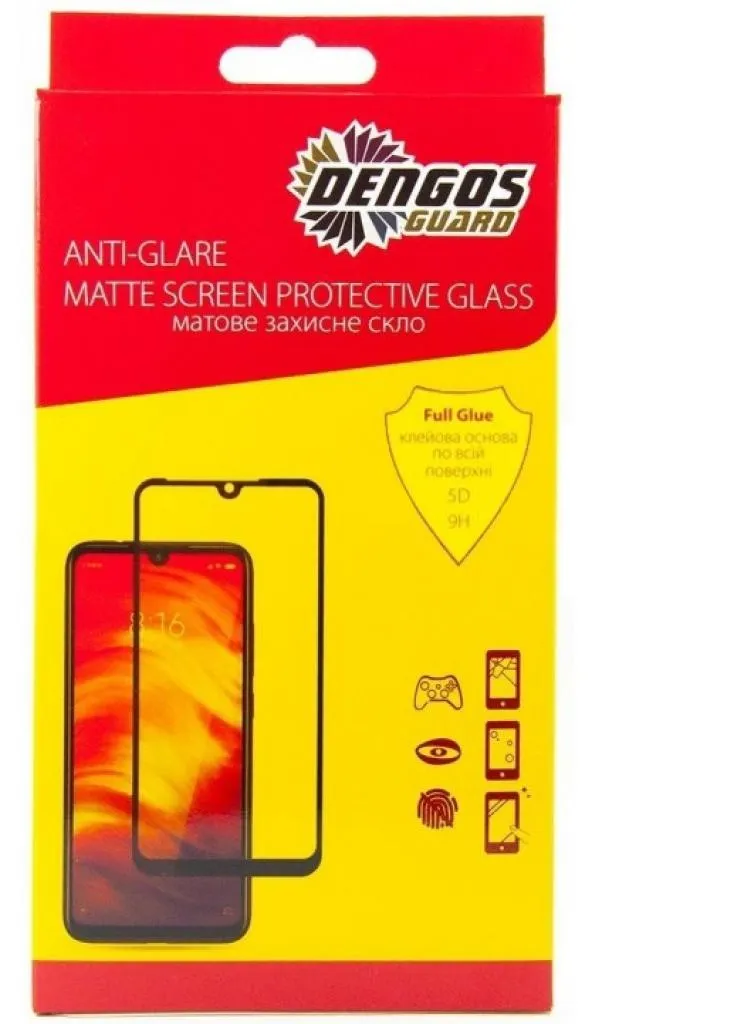 Стекло защитное Full Glue Matte Samsung Galaxy A31 (TGFG-MATT-19) (TGFG-MATT-19) DENGOS (203978225)