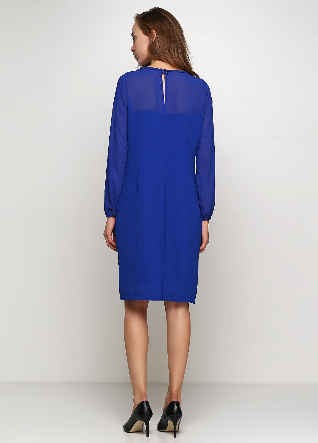 Синя кежуал сукня Lavand однотонна