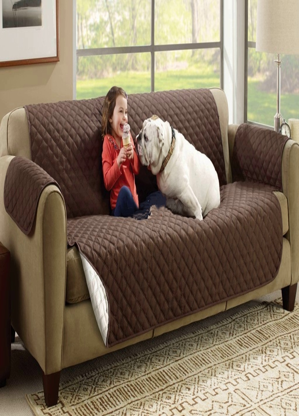 Покривало накидка на диван двостороннє (619849494) Francesco Marconi (204146832)