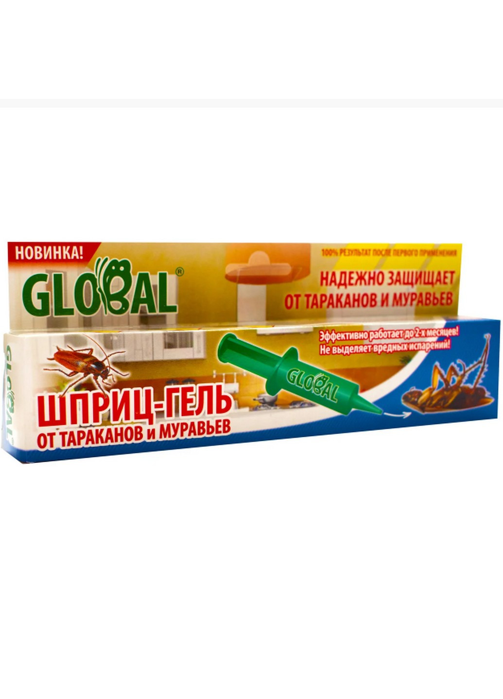 Гель от тараканов Global (Глобал) 40 г No Brand (218235383)