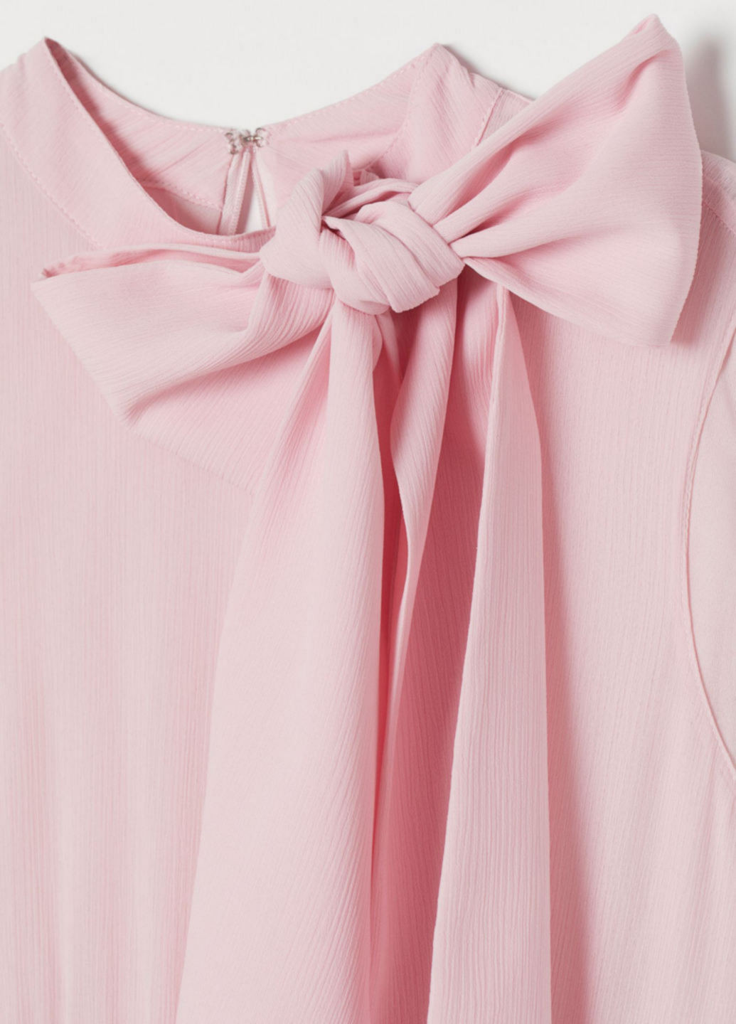 Розовое кэжуал платье а-силуэт H&M однотонное