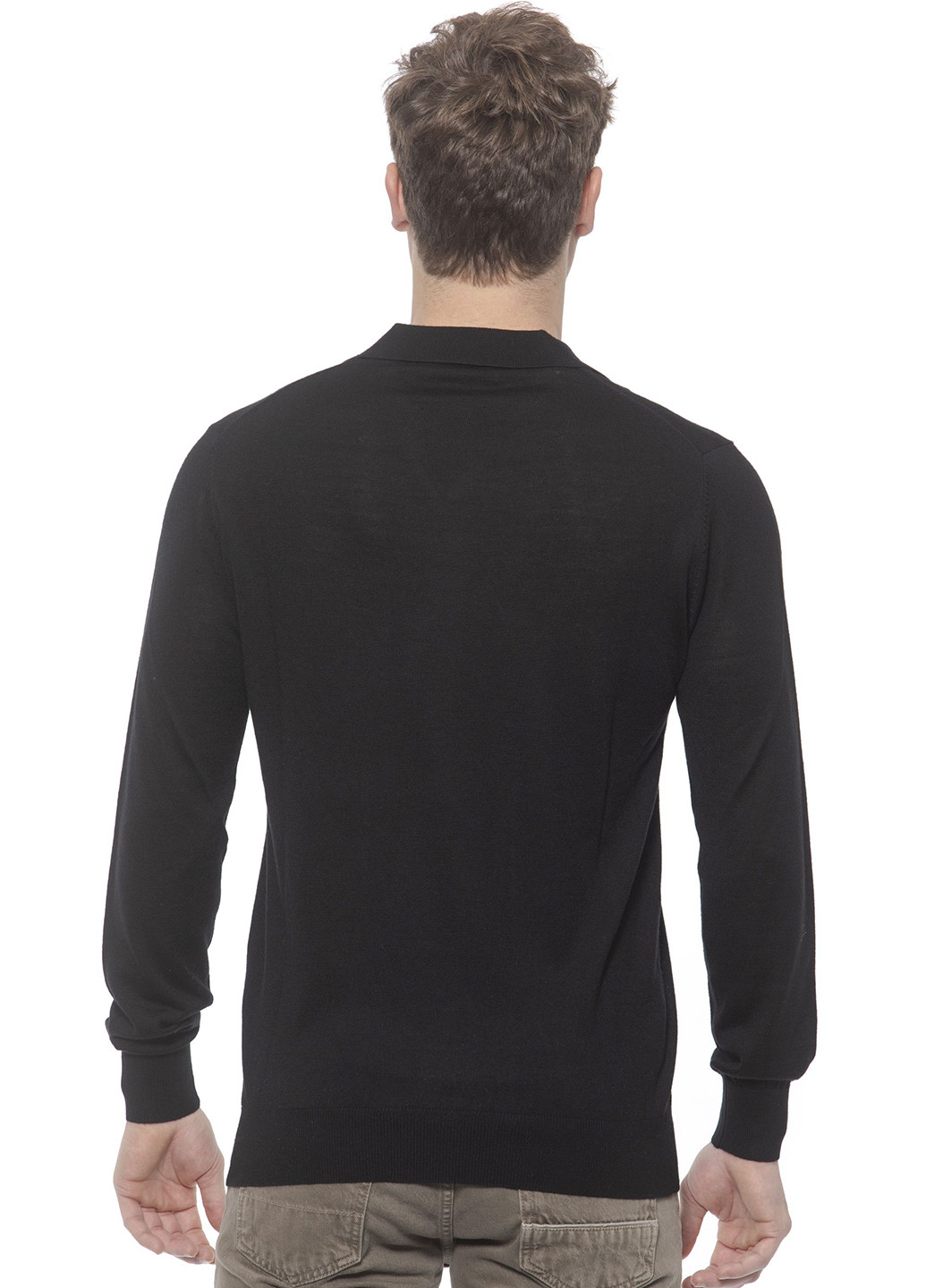 Черный демисезонный пуловер пуловер Pierre Balmain
