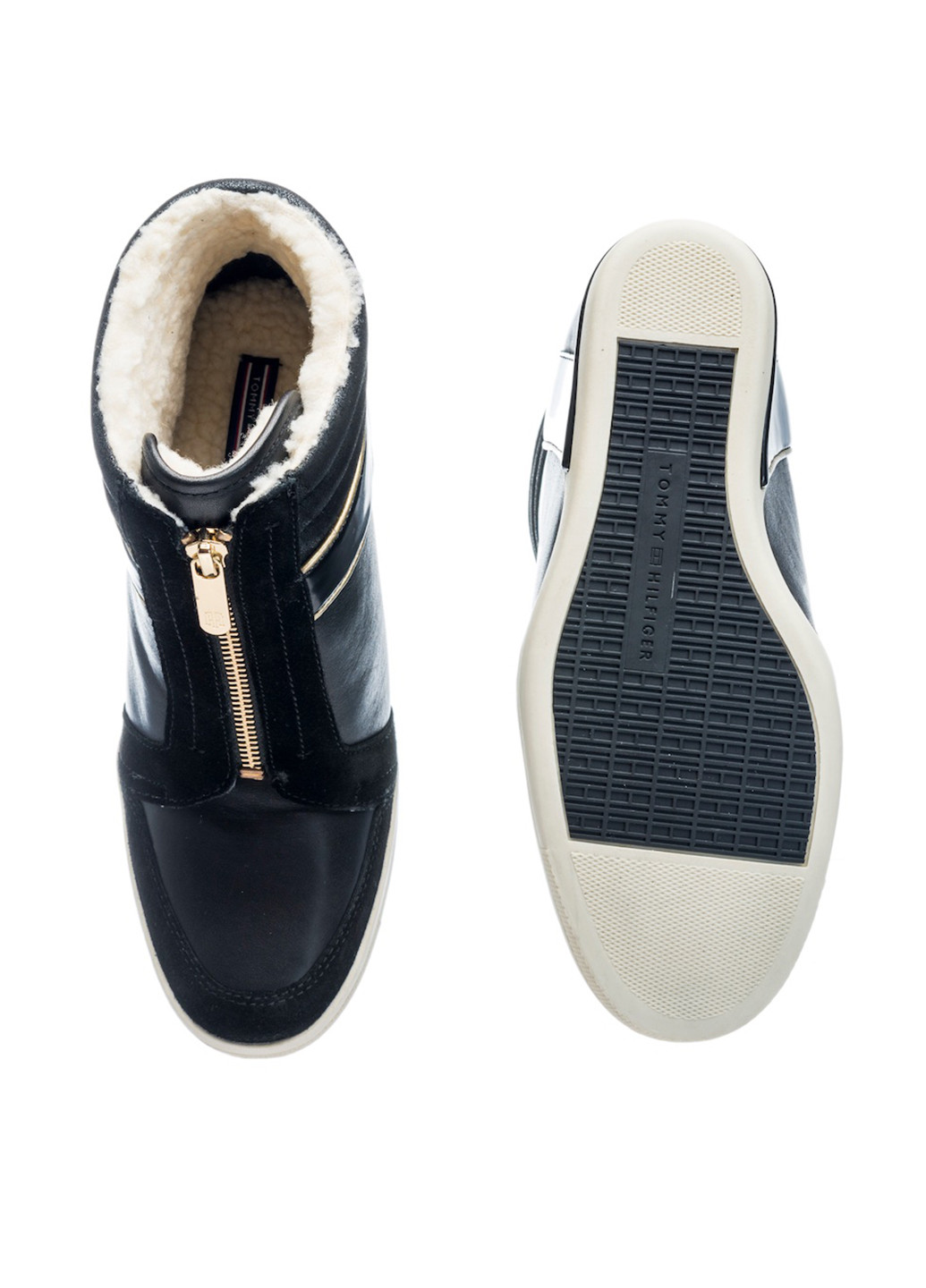 Зимние ботинки Tommy Hilfiger без декора из натуральной замши