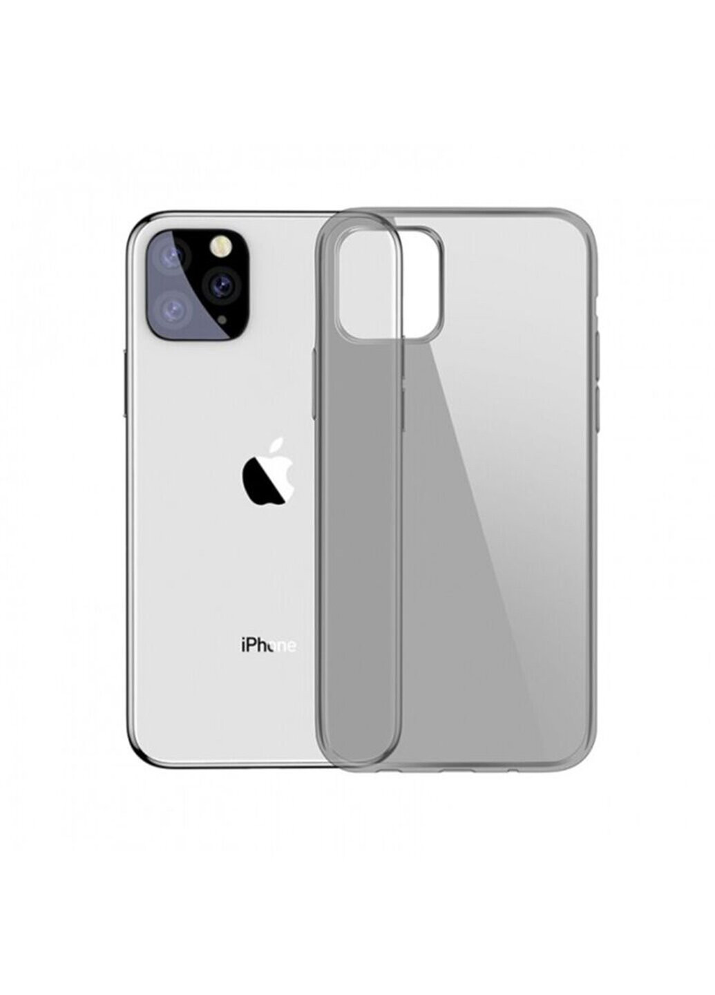 Чехол силиконовый плотный для iPhone 11 Pro Max clear gray ARM (220821501)