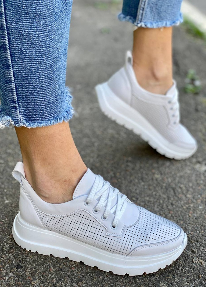 Білі осінні кросівки shoesband Brand