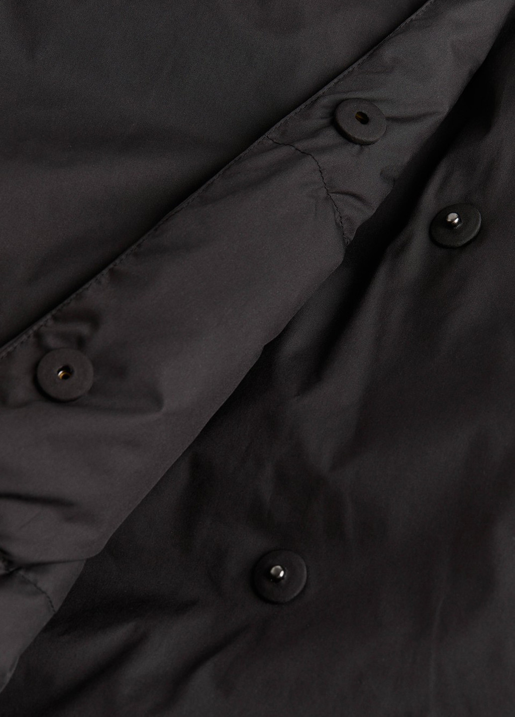 Чорна зимня куртка H&M