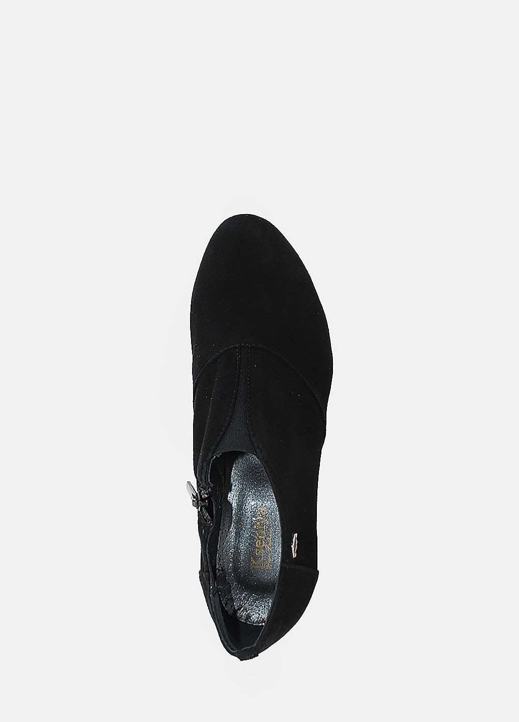 Осенние ботинки rk605-11 черный Kseniya из натуральной замши
