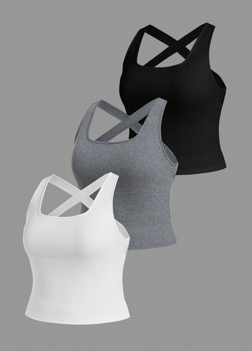 Майка (3 шт.) SHEIN — 365769523