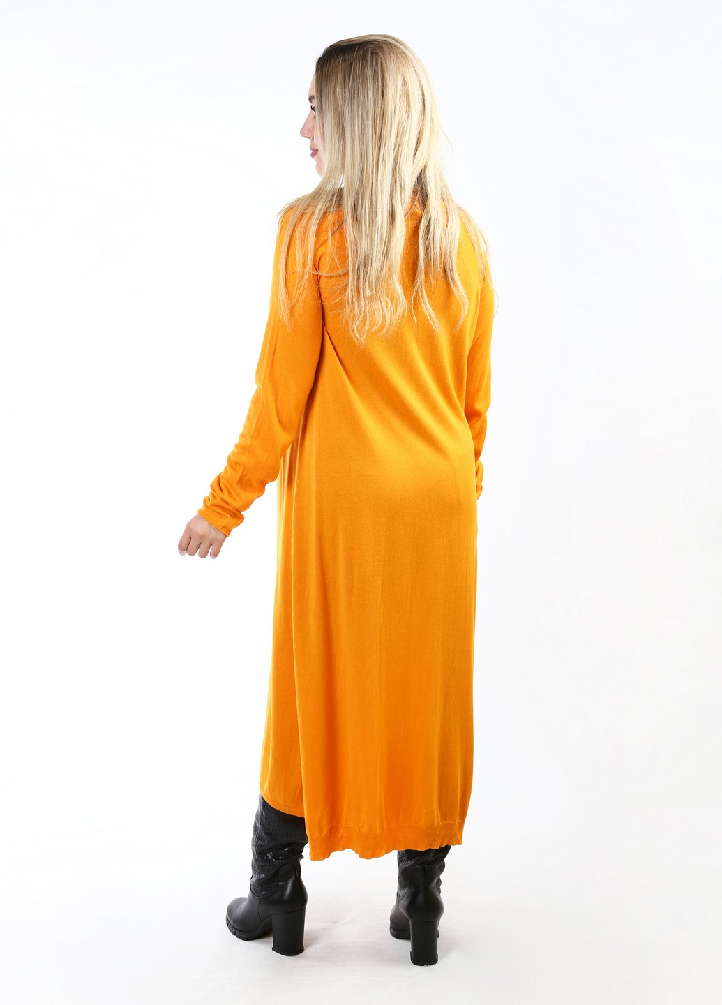 Оранжевый демисезонный кардиган Stefanel